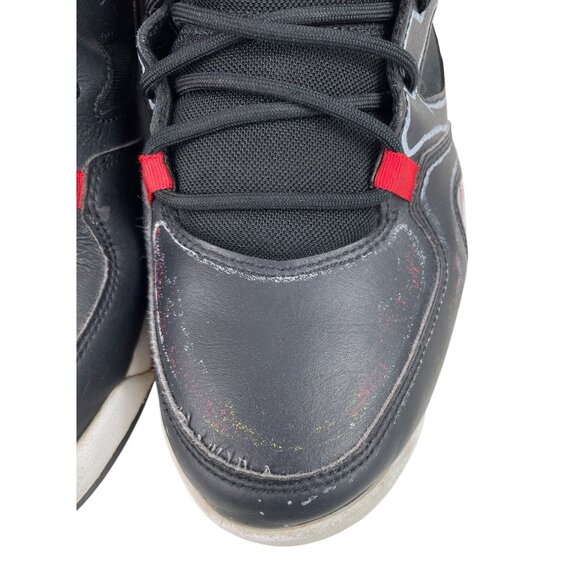 Jordan Flight Club 91 Bred DC7329-006 Red & Black Leather Mens Size 10.5 FLAW - Picture 6 of 16